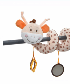 Alternative view of Jucarie zornaitoare de plus pentru patut si carucior -Girafa