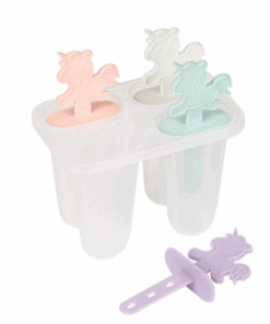Set 4 forme de inghetata reutilizabile, Unicorn