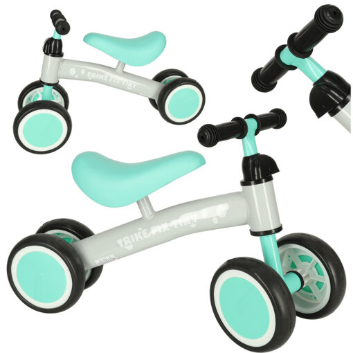 Tricicleta fara pedale cu 4 roti, 2 ani+