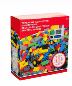 Cuburi de construit tip lego 350 Piese, mici, 6 ani+