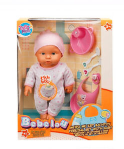 Papusa, Bebelus cu sunete si 5 accesorii, 35 cm