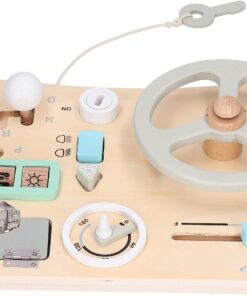 Alternative view of Placa senzoriala cu activitati Montessori - Busy Board