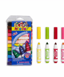 Set de 12 carioci groase, lavabile