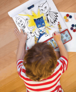 Alternative view of Set de pictura Giga Block PJ Masks, 4 in 1, bloc de desen pentru baietei, 3 ani+