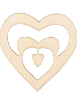 Alternative view of Accesorii din lemn pentru activitati lucru manual si crafts, 5 piese