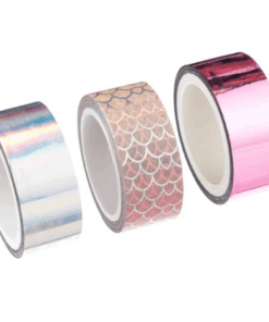 Banda adeziva pentru activitati crafts-3 bucati, holografic