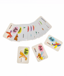 Alternative view of Carduri cognitive, set 48 de cartonase educative, Alfabet, 3 ani