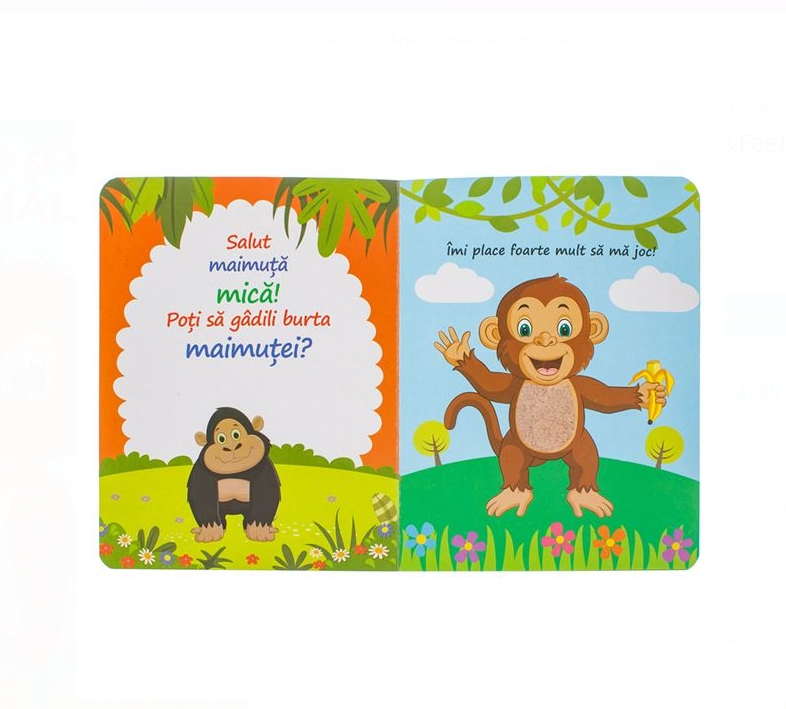 Carte atinge si simte, Animale - imagine 2