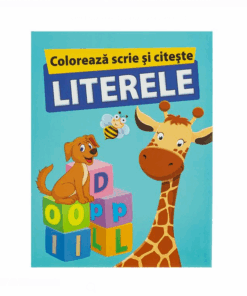 Carte educativa, Coloreaza si Scrie Literele, 4 ani+