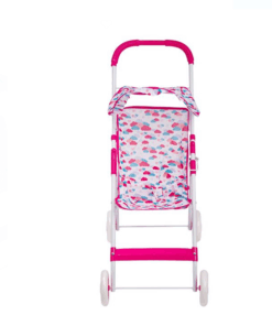 Carucior de jucarie pentru papusi, tip umbrela, 3 ani, 50 x 65 cm