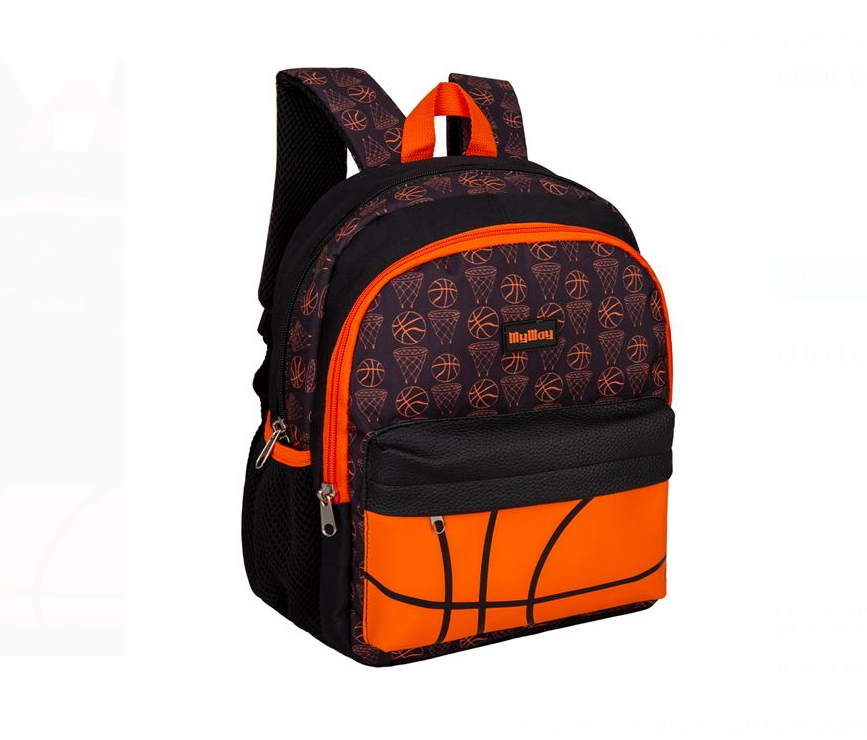 Ghiozdan pentru Gradinita, Baschet - imagine 3