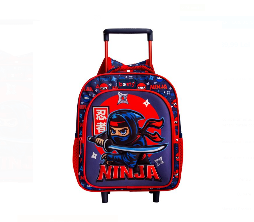 Ghiozdan pentru Gradinita, Troler Gradinita Nija