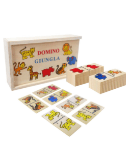 Joc de masa, Domino cu Animale salbatice, 28 Piese, 3 ani