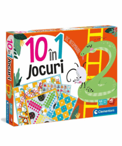 Joc de societate 10 in 1, clasice si educative, AS, 4 ani+