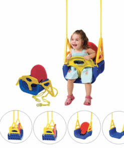 Alternative view of Leagan copii, 4 in 1, cu protectie detasabila si sfoara, 29 x 40 x 39 cm