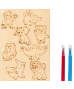 Modele decupate din lemn pentru activitati lucru manual si crafts