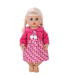 Papusa cu sunete, care repeta dupa tine, 41 cm, 3 ani