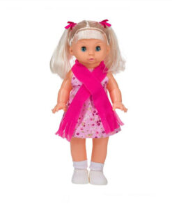 Papusa cu sunete, in limba romana, 35 cm, 3 ani