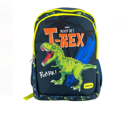 Rucsac scoala pentru baieti Fanatee, T-Rex