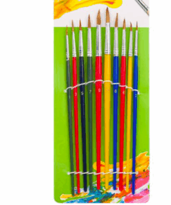 Alternative view of Set 10 pensule pictura cu varf rotund