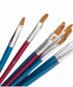 Set 16 pensule pictura cu varf plat