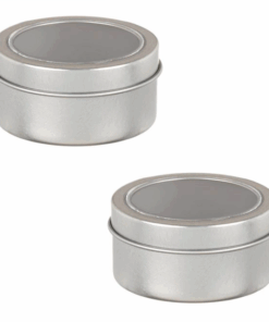 Set 2 cutii metalice pentru activitati lucru manual si crafts,