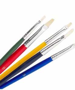 Set 5 pensule pictura cu varf plat