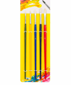 Alternative view of Set 5 pensule pictura cu varf plat