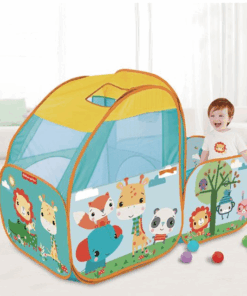 Set Cort pentru Copii cu Piscina si Bile de Joaca - Fisher Price, 55x27x40 cm, 2 ani+