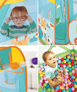 Alternative view of Set Cort pentru Copii cu Piscina si Bile de Joaca - Fisher Price, 55x27x40 cm, 2 ani+