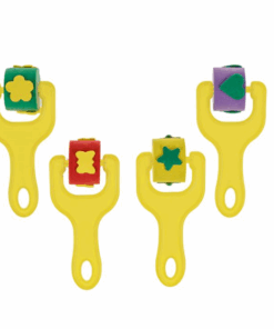 Set de pictura cu 4 role pentru vopsit