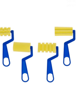 Set de pictura cu 4 role pentru vopsit