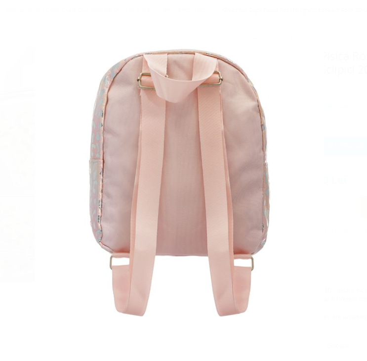 Ghiozdan-Gradinita-Fete-roz-si-glitter-Pisicuta