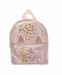 Ghiozdan-Gradinita-Fete-roz-si-glitter-Pisicuta