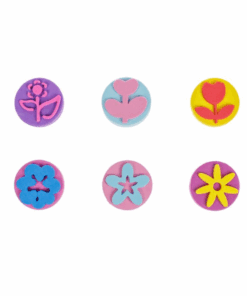 Joc de pictura, 6 stampile, Flori