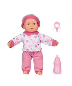 Papusa, Bebelus cu sunete si 2 accesorii, 33 cm