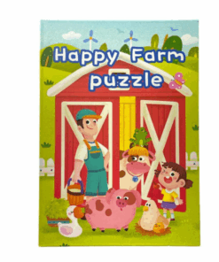 Puzzle Magnetic- Ferma, 30 piese, 3 ani+