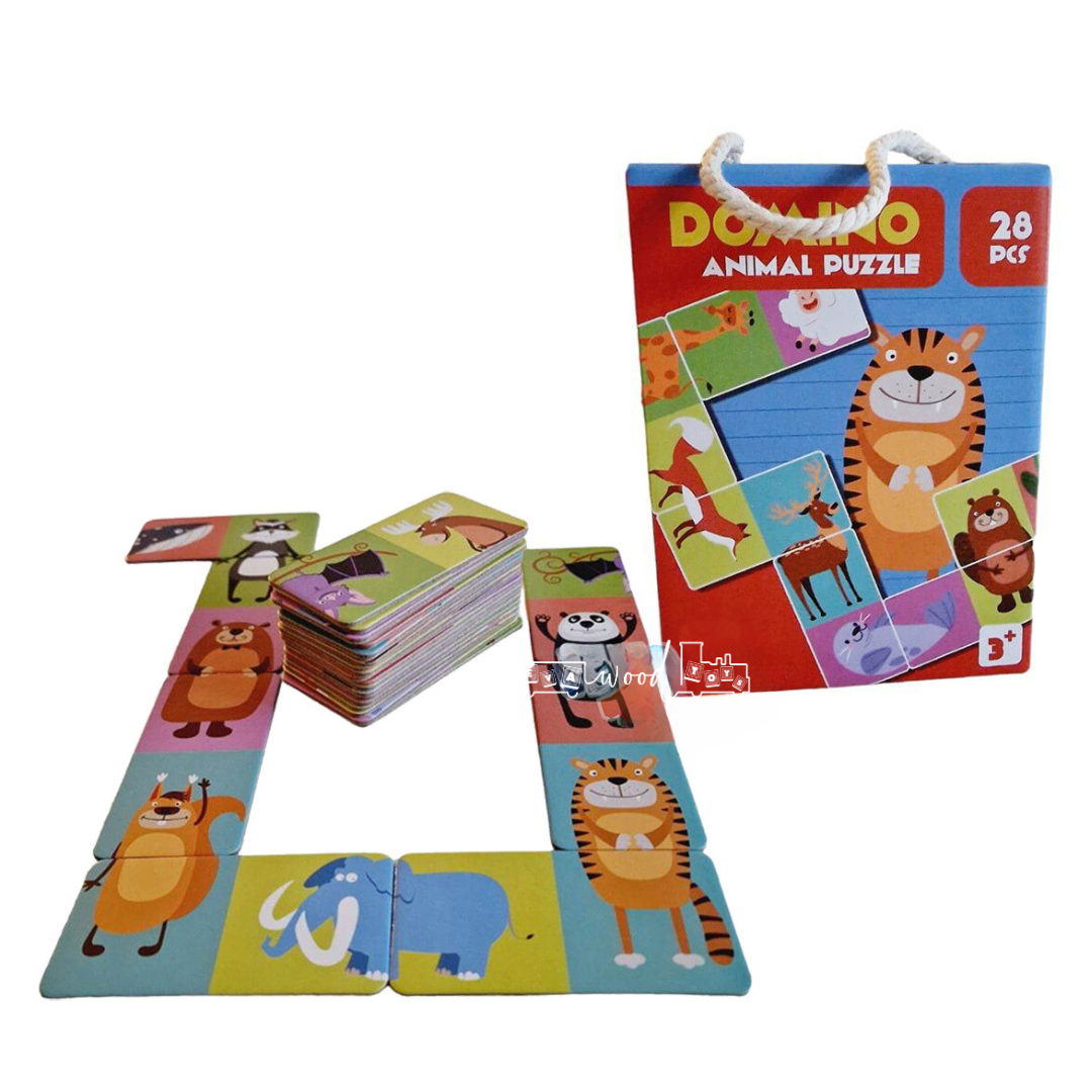 Puzzle educativ de tip Domino, 3 ani+ - imagine 2