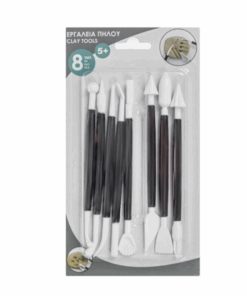 Set 8 instrumente  de modelat lut si plastilina, 3 ani+