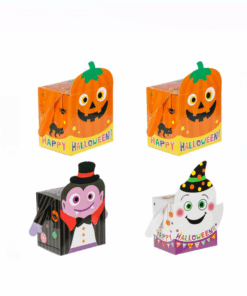 Accesoriu petrecere, Cutii pentru dulciuri, Halloween, 4 buc