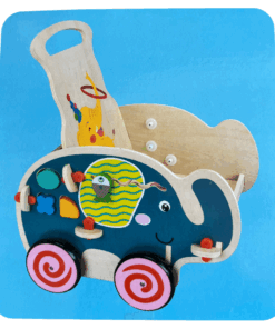 Alternative view of Antepremergator din lemn tip Carucior, Elefant