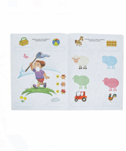 Alternative view of Carte educativa de colorat cu stikere, A4