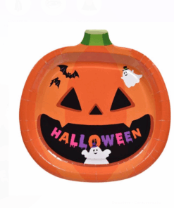Farfurii din carton, accesorii Halloween, 6 buc