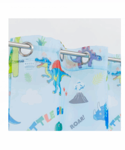 Perdea pentru camera copilului, Dinozauri, 140x260cm