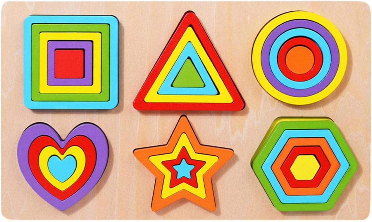 Puzzle educativ pentru invatare culori si forme si marimi, 3 ani - imagine 3