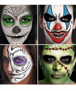 Alternative view of Set machiaj de Halloween, Farduri cu Glitter