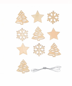 Set pentru lucru manual, Craciun, 10 globulete