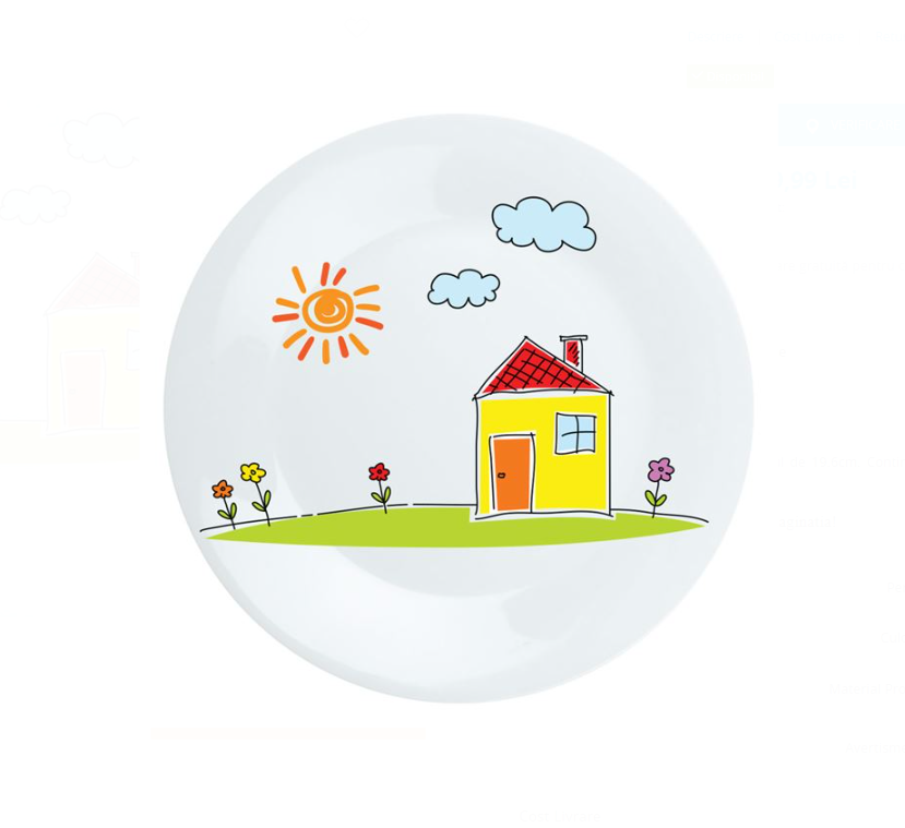 Set pentru lucru manual, Picteaza farfuria, 3 ani - imagine 2