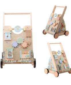 Antepremergator din lemn pentru copii cu 8 activitati Montessori Joueco® 01.png