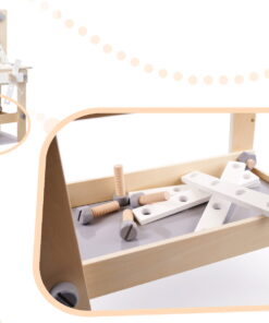 Banc de lucru din lemn pentru copii cu 25 de accesorii 13.jpg